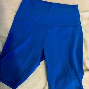 lululemon athletica Women's Vibrant Blue Bike Shorts